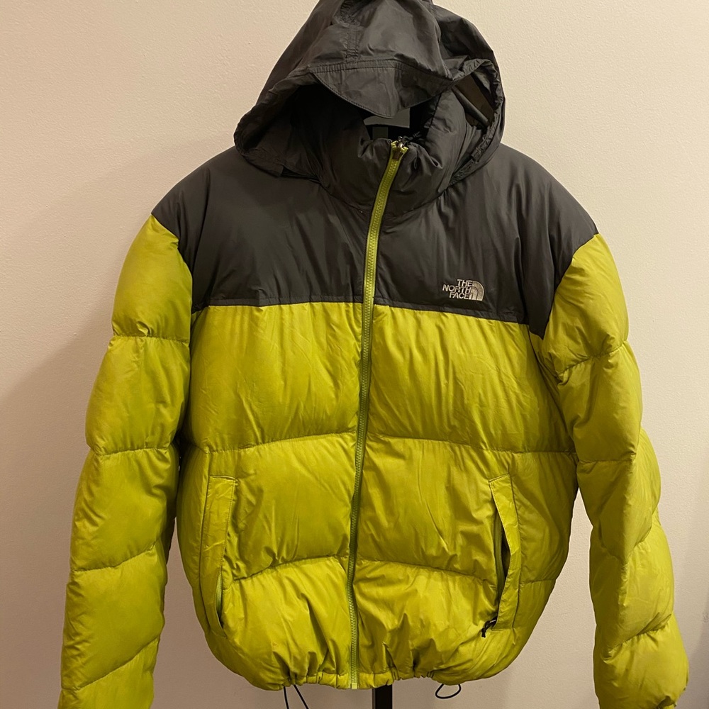 Vintage The North Face 550 Nuptse Neon | Grey